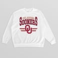thumbnail image 5 of Women's Gameday Couture White Oklahoma Sooners Oversized Premium Fleece Sweatshirt, 5 of 5