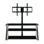 Whalen Xavier 3-in-1 Television Stand, Brown
