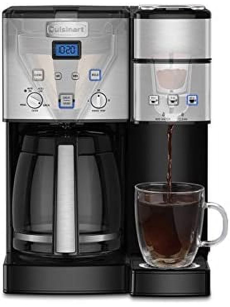 Cuisinart Premium K-Cup Brewer, Single Serve + 12 Cup Coffee Maker