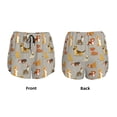 thumbnail image 5 of Xecao's Cute Dog for a double-layer running short for women, perfect for gym, tennis, and more, featuring a convenient pocket., 5 of 9