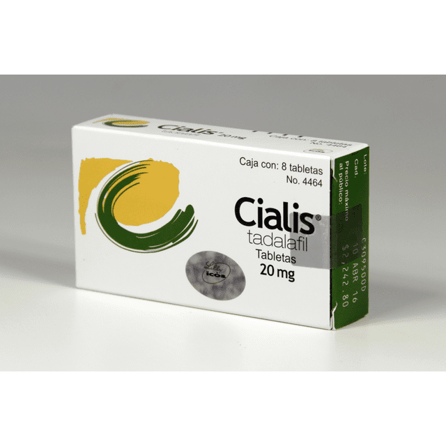 Cialis 20 mg tabletas 8 pzas