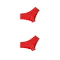 thumbnail image 4 of Jumpingount Bragas con letras para mujer, ropa interior cómoda, calzoncillos sin costuras, cintura baja, lencería transpirable para mujer, Rojo L 2piezas, 4 of 6