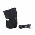 thumbnail image 1 of USB Heated Knee Support for Men & Women, Portable Knee Warmers Wrap with Adjustable Brace, Polyester Leg Heating Pad for Joint Pain Relief, 1 of 8