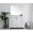 thumbnail image 6 of 48 inch Single Bathroom Vanity in White with Backsplash, 6 of 8