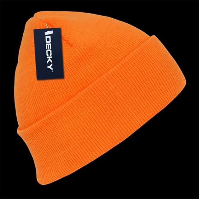 Decky 813-ORN Neon Acrylic Beanies Long, Orange