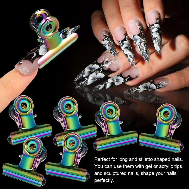 Acrylic Nail Pincher Cuticle Pusher Picker Tool Tweezers Pinching Pinch  Clamp Nail Art C Curve 