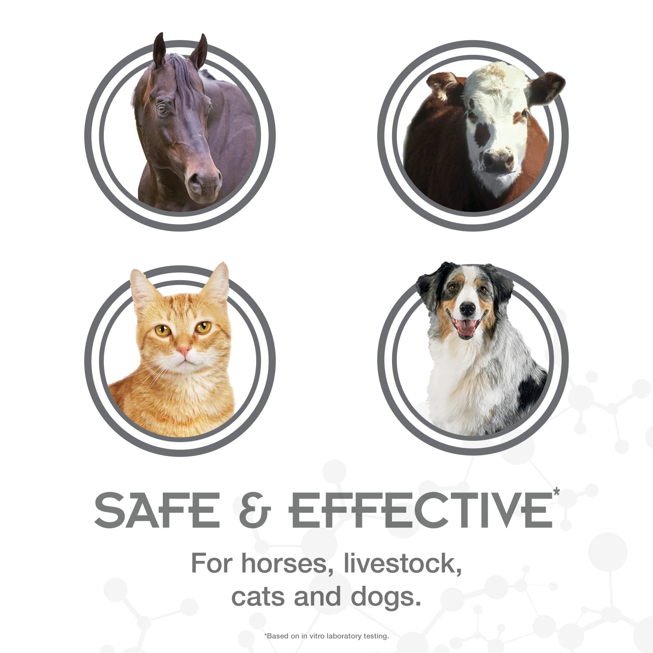 (4 pack) Farnam Purishield Wound & Skin Spray, Horses, Dogs, Cats & Livestock 16 Fluid Ounces