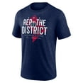thumbnail image 2 of Men's  Navy Washington Wizards Huddle Tri-Blend T-Shirt, 2 of 3