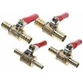 thumbnail image 1 of Tubo de válvula de bola de cierre de latón, 6 mm, 8 mm, 10 mm, 12 mm, conector en línea para manguera de combustible (12 mm), 1 of 5