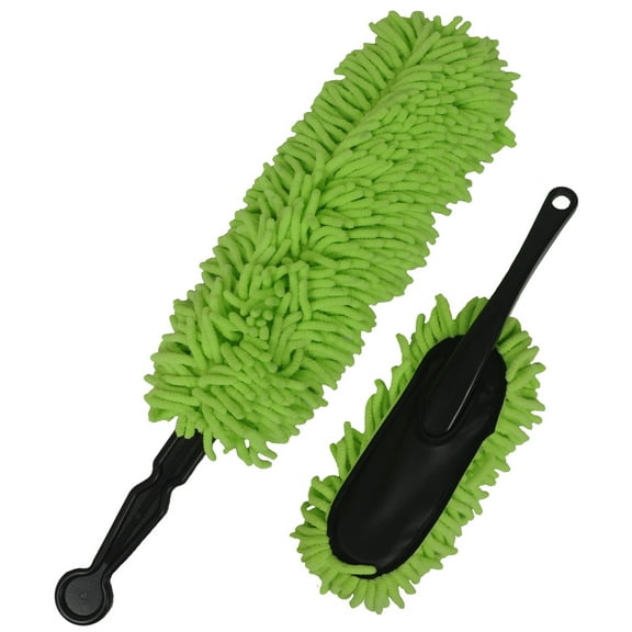 Detailer's Preference Microfiber Knobby Car Duster Set (2-Pieces)
