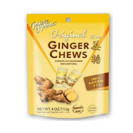 Prince of Peace Original Ginger Chew (3 - 4oz Packs)