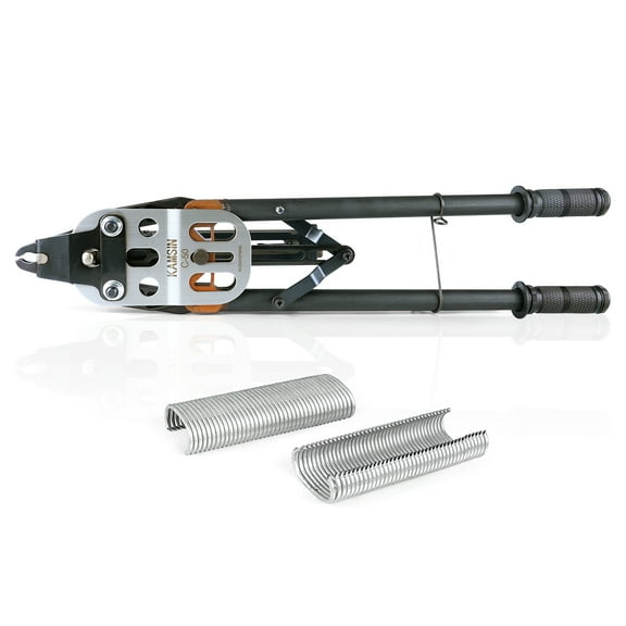 KAMSIN C50 11 Gauge 1 3/4" Crown Snap-Ring Plier, Closure Diameter 13.5-14mm, Manual Fence Plier Tool