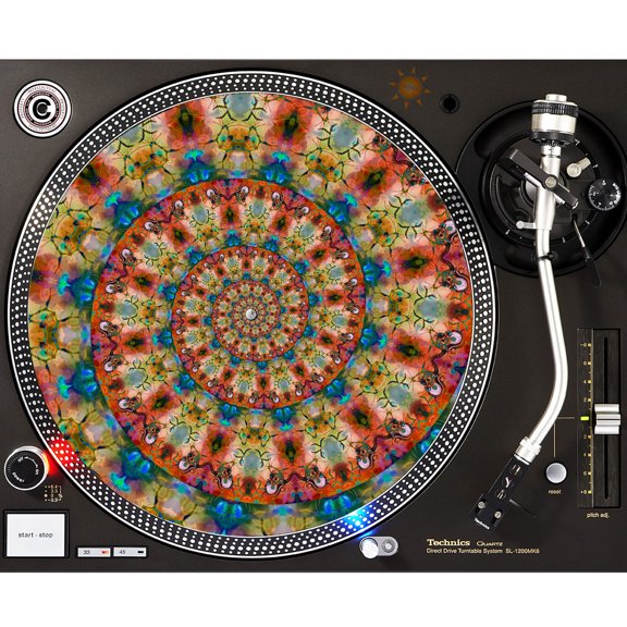 KuzmarK™ 12" DJ Turntable Slipmat - Damned Souls