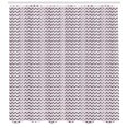 thumbnail image 3 of Ambesonne Grey Chevron Shower Curtain, Sketch Pastel, 69"Wx84"L, Pale Pink Dark Grey, 3 of 3