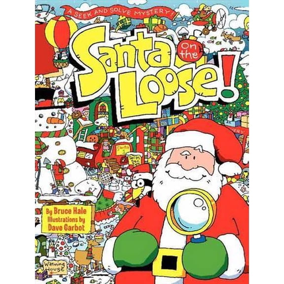 Pre-Owned Santa on the Loose!: A Seek and Solve Mystery! a Christmas Holiday Book for Kids, (Hardcover)