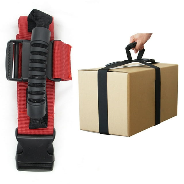 Shengyu Sangle Lourde, Sangle de Main, Utilisée pour les Objets Lourds dans Toute Activité, 192cm de long, Sangle portable, Utilisée pour Déplacer Rouge Vin 192cm