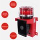 thumbnail image 4 of Recordatorio De Luz Y Sonido Industrial Con Volumen Ajustable LED Bocina Visual Audible De 120 DB Con Alarma De 3 Tonos Para Maquinaria Portuaria Seguridad En La, 4 of 7