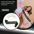 thumbnail image 4 of Sonducket 18/21/30/40/50/60/70 Fabulosa correa para el hombro Aro de cristal para el cabello Universal 18 años Regalo de ducha para mujeres Ropa, zapatos y accesorios Miscelánea 18, 4 of 6
