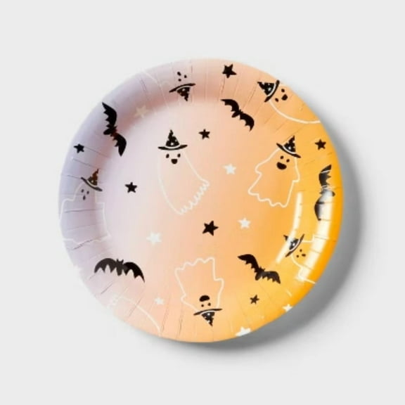 20ct Halloween Cute Ghost Dinner Plate