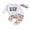 White, variant on Wassery Kids Girl Fall Outfits Set Clothes 6M 1T 2T 3T Toddler Baby Girl Long Sleeve Letters Sweatshirt Tops and Football Print Pants Headband 3Pcs Casual Autumn Clothing
