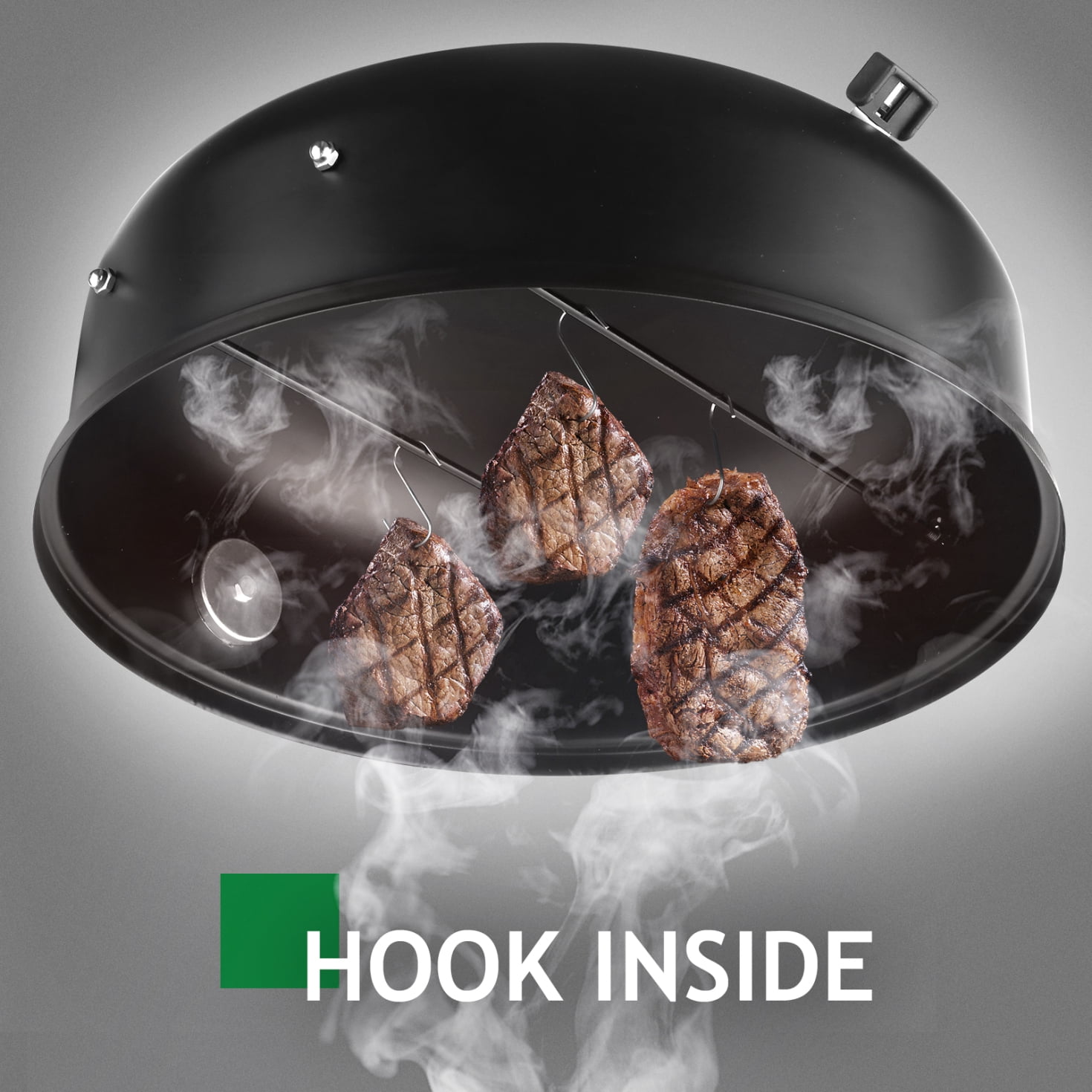 Voqoomkl Outdoor 31" x 16" x 19" Grill Vertical Multi Layer Charcoal BBQ Smoker