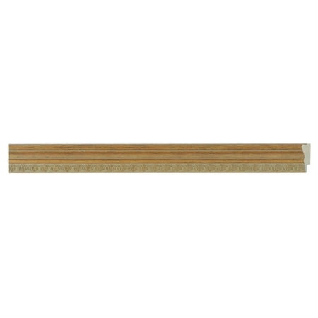 - Picture Frame Moulding (Wood) - Traditional Antique Gold Finish - 1.125