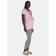 thumbnail image 2 of Minnie Mouse Women’s Maternity Graphic Tee with Short Sleeves, Sizes XS-2X, 2 of 5