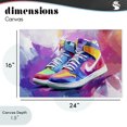 thumbnail image 4 of Stupell Industries Eclectic Stylish Vintage Sneakers Canvas Art, 24 x 16, by Creative Studio, 4 of 8