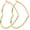 1.77inch-gold, variant on Hoop Earrings, Fashion Jewelry Statement Large Geometric Heart Hoop Earrings for Women Gift