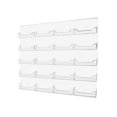 thumbnail image 2 of Marketing Holders 20 Pocket Wall Mount Realtor Contact Business Card Display Storage & Organization Multi Pocket Gaming Cards Membership VIP Point Card Retail Rack Clear Pack of 1, 2 of 5