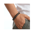 thumbnail image 3 of Pulsera Cuero Trenzado Xtellar  Cierre Magnetico Iman Hombre Mujer, 3 of 3