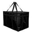 thumbnail image 3 of deevoka Insulated Food Delivery Bag Practical Food Warmer for Picnic Travel Restaurant Black, 3 of 9