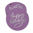 thumbnail image 1 of Inkdotpot Real Silver Foil Happy Holiday Tags Favor Hang Paper Tags 100 Pieces, 1 of 1