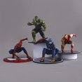 thumbnail image 2 of 1pc, Avengers Big Base Marvel Spider-Man Hulk Team America Iron Man Car Ornament Anime Hand Puppet Party Gift, 2 of 4