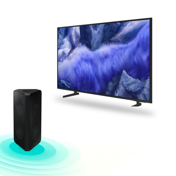 Combo Pantalla 55'' Samsung QLED 4K QEF1 Vision AI (2025) + Torre de Sonido MX-ST40B 160W Con Bateria Negro