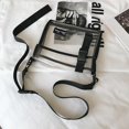 thumbnail image 2 of Bolso Bandolera de hombro de PVC transparente para niños y niñas, bandolera informal cuadrada Unisex para primavera y verano, 2 of 5