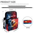 thumbnail image 6 of Chririnla Stretch Polyester Cell Phone Pouch Double Deck Lightweight Crossbody Purse for Shop, Soccer Crossbody Bags, 6 of 7