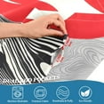 thumbnail image 3 of Yayeee Kitchen Curtains Tier Pair Light Filtering 27"x36" Rod Pocket Short Cafe Window Panel, Black Illusionary Boat, 3 of 7