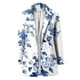 thumbnail image 2 of Gibobby Blazer de mujer Blazer de frente abierto para mujer casual manga larga abotonado para el trabajo oficina chaqueta con bolsillo(Azul,G), 2 of 4