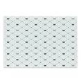 thumbnail image 1 of Abstract Cutting Board, Kings Crown Classic Empire Royal on Contemporary Simplistic Display, Decorative Tempered Glass Cutting and Serving Board, Large Size, Black White, by Ambesonne, 1 of 1