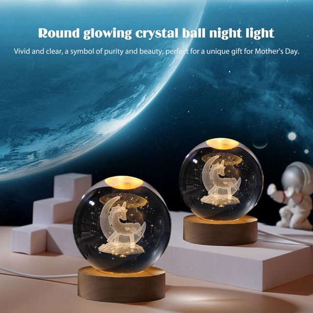 Luz De Noche De Bola De Cristal