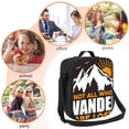 thumbnail image 5 of Honeii Not All Who Wander Are Lost4 Print Insulated Lunch Bag, Reusable Lunch Box for Adult, Leakproof Cooler Bag for Work Office Travel Picnic, 5 of 7