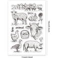 thumbnail image 4 of Farm Animals Clear Stamps Transparent Silicone Stamp Seal for Card Making Decoration and DIY Scrapbooking, 4 of 7