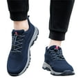 thumbnail image 3 of Gvdentm Mens Non Slip Walking Sneakers Mens Shoes Mesh Lightweight Sports Sneakers Dark Blue,8.5, 3 of 7