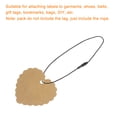 thumbnail image 5 of Uxcell Cotton Hang Tag String Snap Lock Price Tag Fastener Ties 100 Pcs Black 9.8 in, 5 of 7