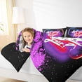 thumbnail image 4 of Manfei Kids Game Console Full Size Comforter Sets,Chic Sparkling Bedding Comforter Set,Pink Purple Black Bedding Sets For Boy,Ultra Soft Home Decor Reversible,3pcs, 4 of 8