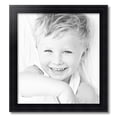 thumbnail image 2 of ArtToFrames 20" x 22" Satin Black Reverse Step Picture Frame, 20x22 inch Black Wood Poster Frame (WOM-1419), 2 of 7