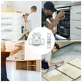 thumbnail image 3 of OUNONA 20 Sets Kitchen Cabinet Door Snap Clip for Home Improvement Projects, 3 of 8