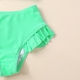 thumbnail image 6 of Tiny Cutey Toddler Girl Swimsuit Set Baby Solid Swimwear Summer Beach Bathing Suit Two Pieces for 2-3T, 6 of 6