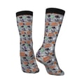 thumbnail image 3 of Goofa Happy Halloween Printed Men's Crew Socks, Soft Durable Breathable Moisture-Wicking with Odor Control Cotton socks, 3 of 9